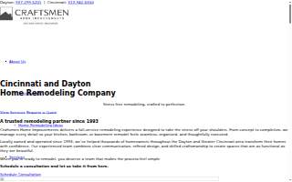 Craftsmen Home Improvements website