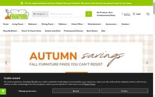 Dayton Discount Furniture website