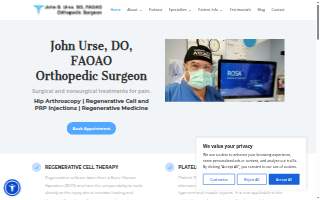 Dr. John S. Urse, DO, FAOAO website