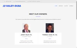 Haley-Dusa Engineering & Surveying Group website