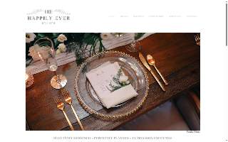 Happily Ever Events website