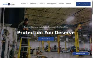 Security Cameras of Dayton website