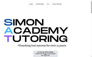 Simon Academy Tutoring - SAT and ACT Tutor Dayton website