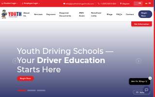 Youth Driving Schools Dayton website
