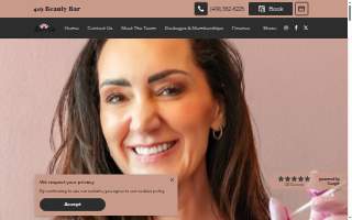 419 Beauty Bar website