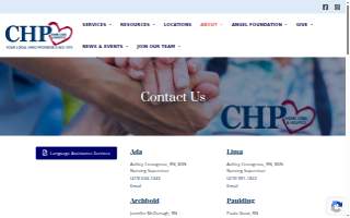 CHP Home Care & Hospice website