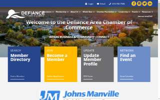 Defiance Area Chamber of Commerce website
