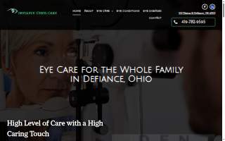 Defiance Vision Care - Darryl D Mathewson OD website
