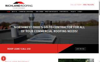 Richland Roofing website