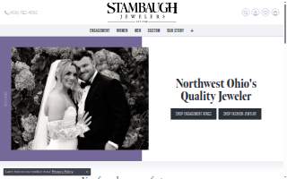 Stambaugh Jewelers website