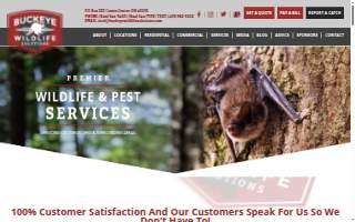 Buckeye Wildlife Solutions website