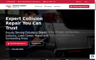 Delaware Collision website