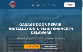 Delaware Garage Door Repair LLC website