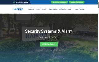 Habitec Security of Columbus website