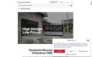 Hamilton Parker Outlet website