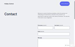 Hobby Central website