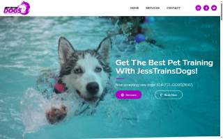 Jess Trains Dogs website