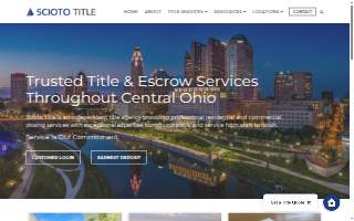 Scioto Title website