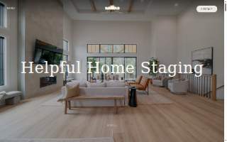 Helpful Home Staging Design & Rental website