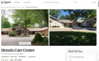 Hennis Care Center website