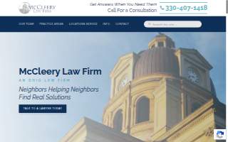 McCleery Law Firm, LLC website