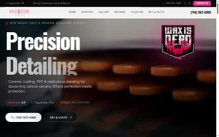 Mirror Image Luxury Detailing website