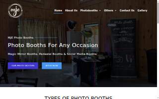MJE Photo Booths - Interactive Mirror Booth, Social Media Booth, Traditional Booth website