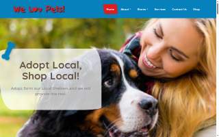 We Lov Pets website