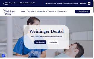 Weininger Dental LLC website