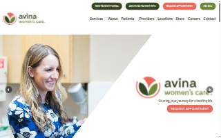 Avina Women's Care website