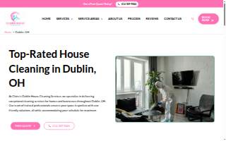 Claire’s House Cleaning Services Dublin website