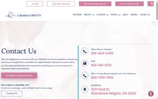 Columbus OB/GYN - Perimeter Drive website