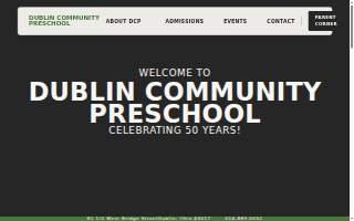 Dublin Community Preschool website