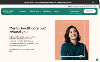 Emerald Psychiatry & TMS Center website