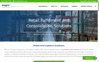 FST Logistics website