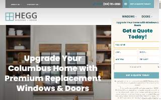HEGG Windows & Doors website