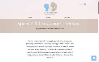 Janice Meiner Speech Therapy website