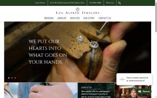 Leo Alfred Jewelers website
