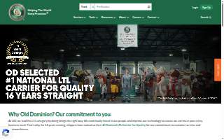 Old Dominion Freight Line website
