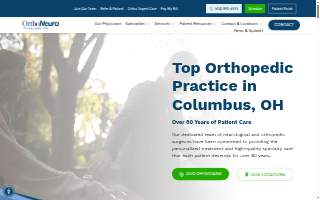 OrthoNeuro Physical Therapy Dublin website