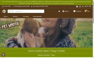 Pet Wants Dublin website