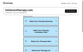 Total Care Therapy website