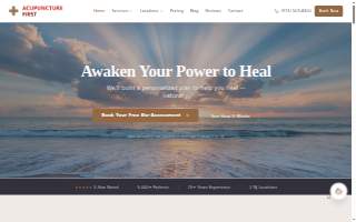 Acupuncture First of East Cleveland website