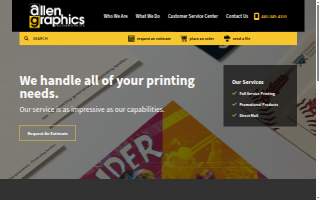 Allen Graphics of East Cleveland website