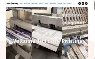 Foote Printing website