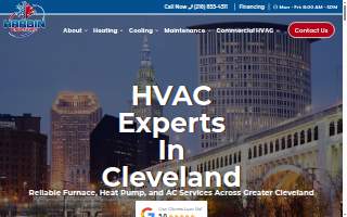 Hardin Bros. HVAC of East Cleveland website