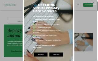 Healthy Start Medical Spa, LLC website