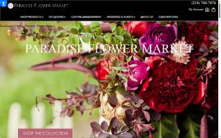 Paradise Flower Market of East Cleveland website
