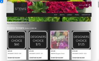 Stems Fleur of East Cleveland website