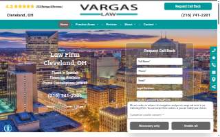 Vargas Law Co., LPA of East Cleveland website